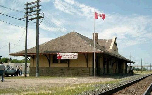 Canada's Train Day at the Portage la Prairie CPR Station